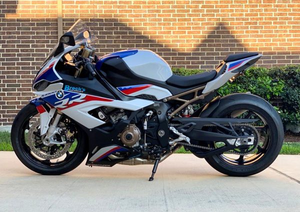 2020+ BMW S1000RR, BROCK'S ADJUSTABLE "ROAD STYLE" BILLET KICKSTAND