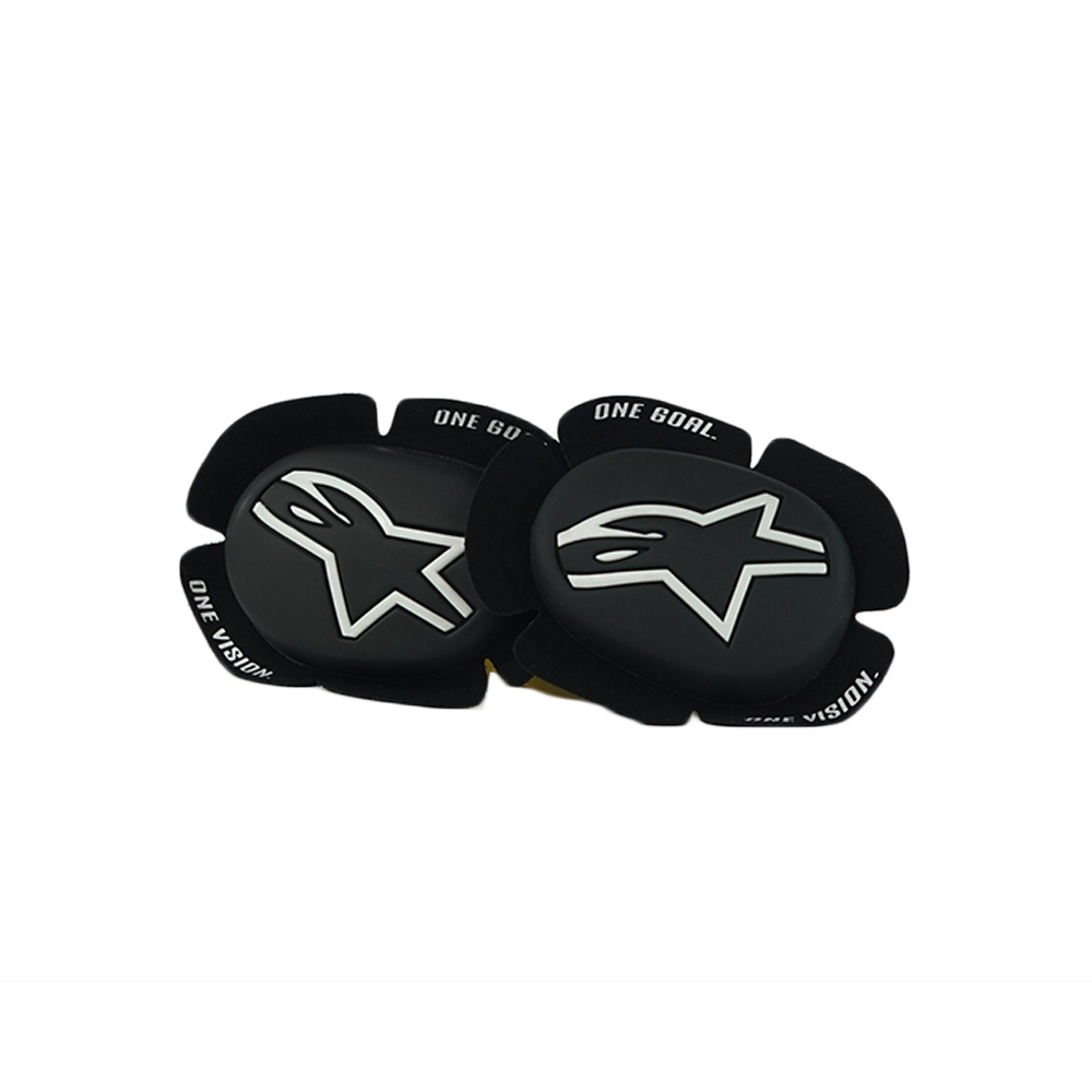 ALPINESTARS GP SPORT EVO KNEE SLIDER, BLACK/WHITE