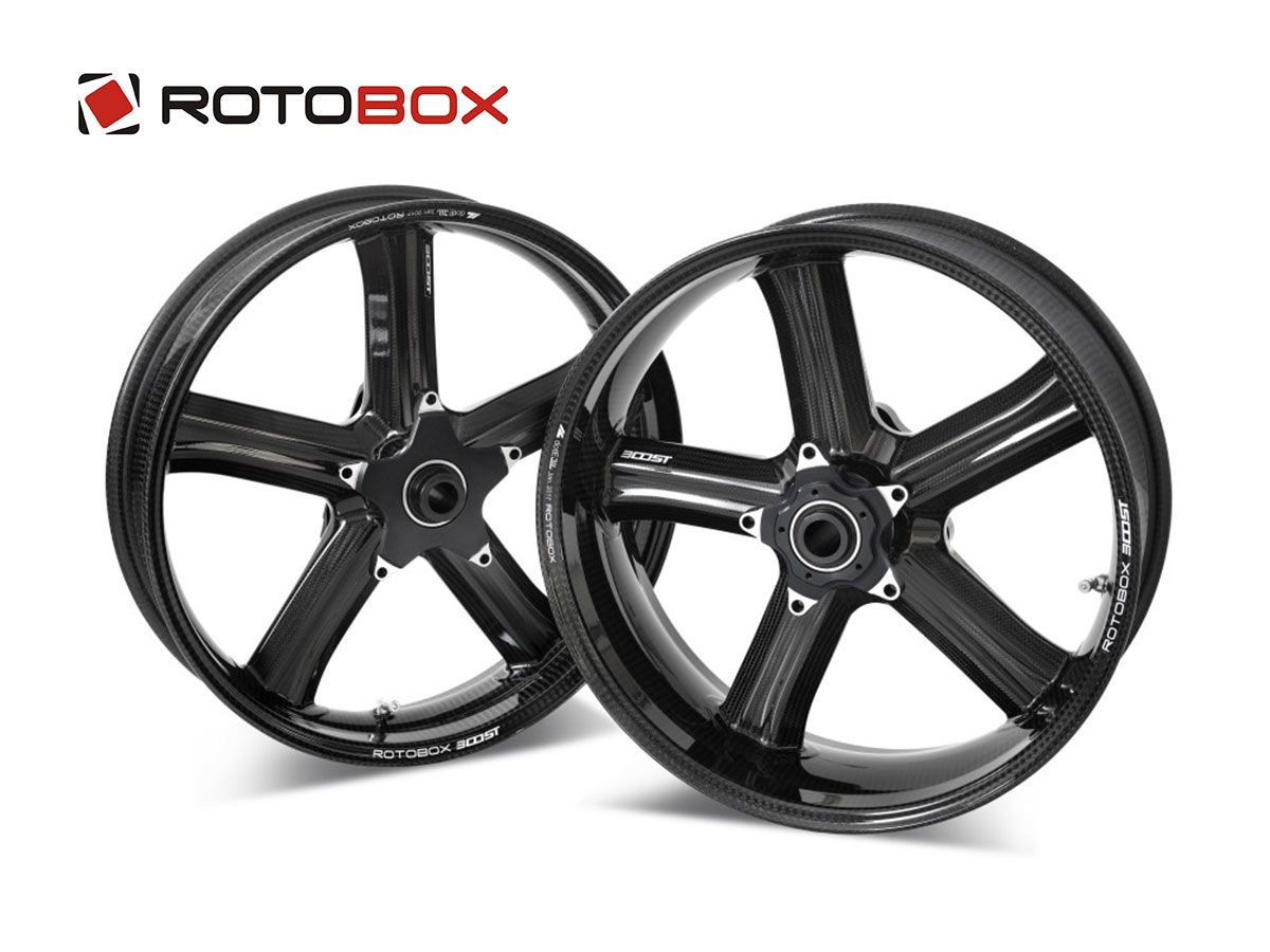 PAIR CARBON RIMS ROTOBOX BOOST SUZUKI GSX R 1000 / R 2017-2023