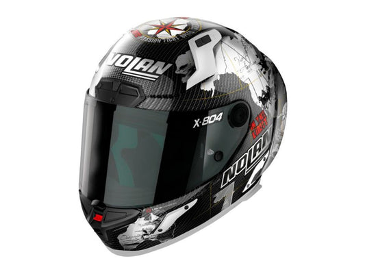 NOLAN FULL FACE HELMET X-804 RS ULTRA CARBON REPLICA C. CHECA 024