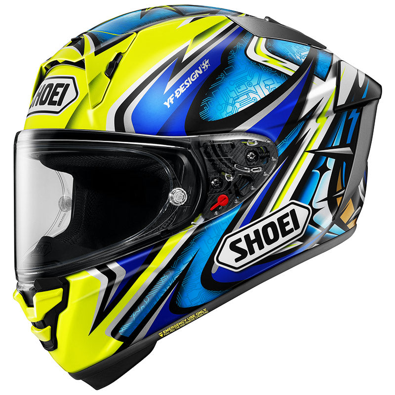 Shoei X15 - Daijiro Tc-3 Helmet Blue Yellow