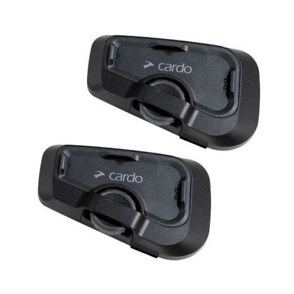 FRC4X103 CARDO SCALA RIDER FREECOM 4X DUO INTERCOM CONFERENCE WITH 3 MOTORCYCLISTS 1,2 KM DOUBLE