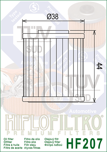 HIFLOFILTRO ENGINE OIL - HF207