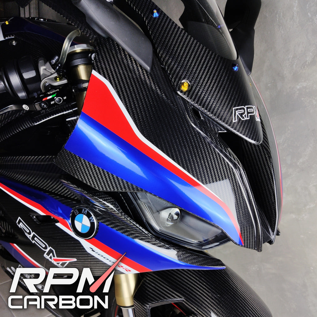 BMW S1000RR Carbon Fiber Full Front Fairing Cowl