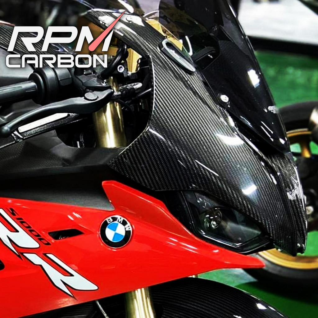 BMW S1000RR Carbon Fiber Full Front Fairing Cowl