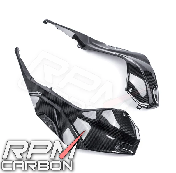 RPM CARBON FIBER -BMW S1000RR S1000R Carbon Fiber Tank Side Panels OEM STYLE