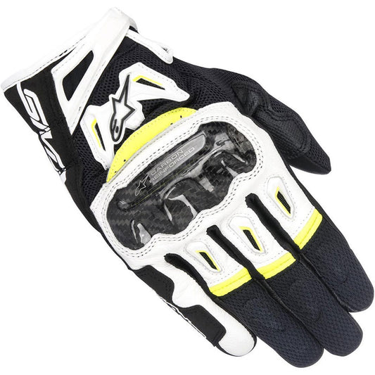 Alpinestars Smx-2 Air Carbon V2 Black/white/fluo Yellow