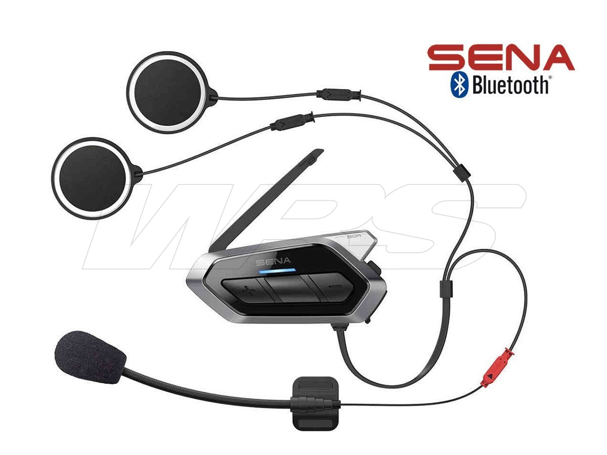 BLUETOOTH SENA 50R SINGLE INTERCOM + 5 VOICE COMMANDS 8 LANG + MESH 2.0