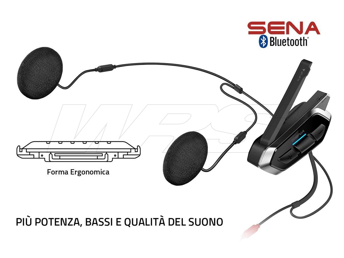 BLUETOOTH SENA 50R SINGLE INTERCOM + 5 VOICE COMMANDS 8 LANG + MESH 2.0