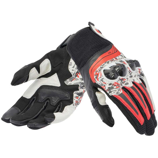 Dainese MIG 3 Motorcycle Gloves Black Red White