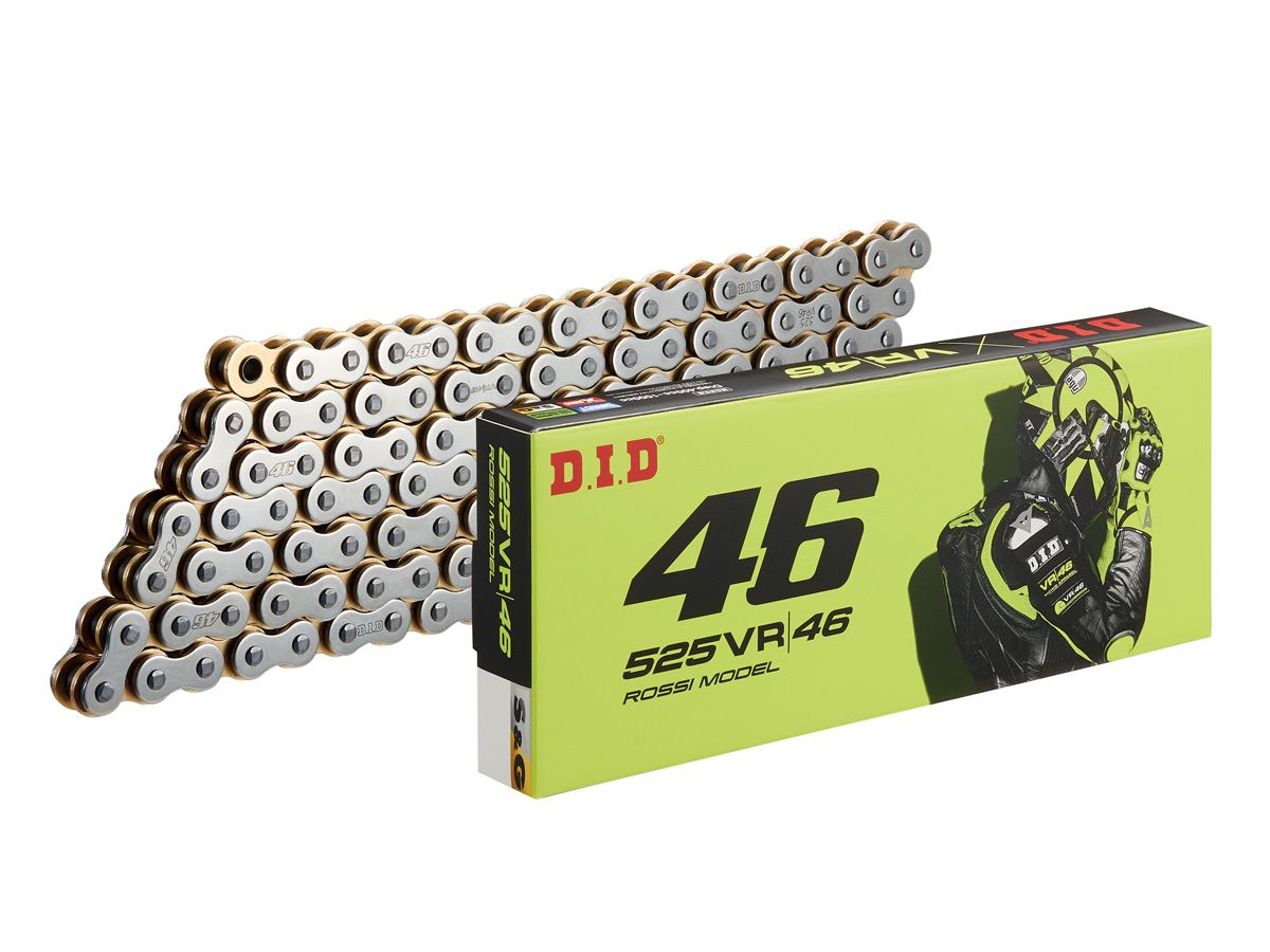 DID CHAIN MODEL VR46 120 LINKS 525 STEP 525VR46/120