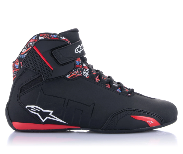 Alpinestars Fq20 Sektor Shoes Black Bright Red