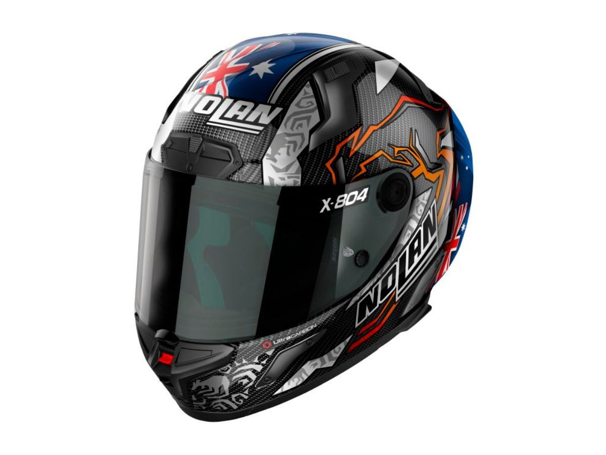 NOLAN FULL FACE HELMET X-804 RS ULTRA CARBON REPLICA STONER ANNIVERSARY