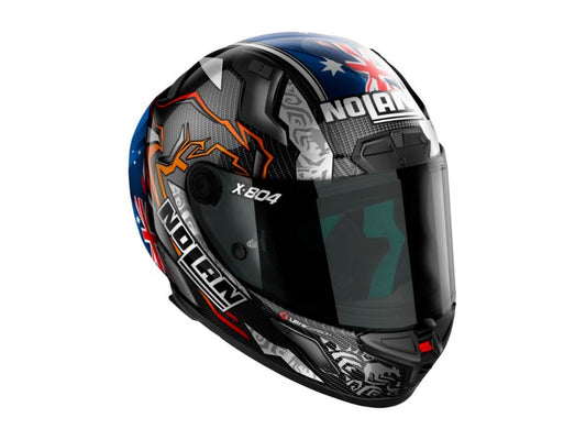 NOLAN FULL FACE HELMET X-804 RS ULTRA CARBON REPLICA STONER ANNIVERSARY