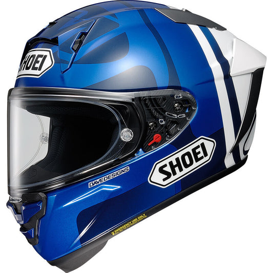 SHOEI X-FIFTEEN A.marquez73 V2 Tc-2 Helmet Blue