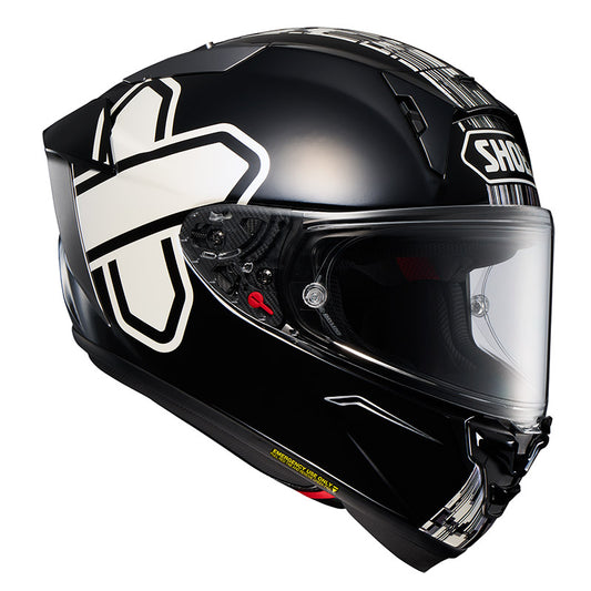 SHOEI X-FIFTEEN CROSS LOGO