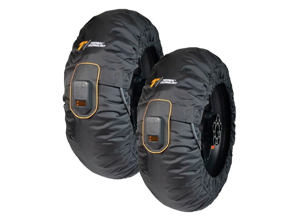 THERMAL TECHNOLOGY PAIR OF TYRE WARMERS EVO ONE SIZE XL 0-105°C